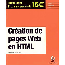 Création de pages Web en HTML - Occasion