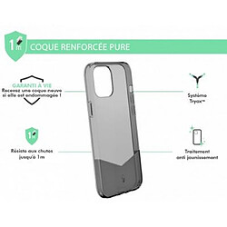 Force Case Coque Renforcée pour iPhone 12 Pro Max PURE Noir transparent