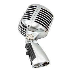 Avis Microphone Vocal Dynamique Vintage Classique Pour Karaoké Sur Scène En Direct Argent