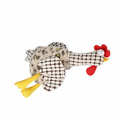 Paris Prix Peluche pour Chien Coq 30cm Marron & Blanc