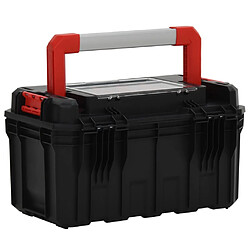 Acheter vidaXL Boîte à outils Noir et rouge 45x28x26,5 cm