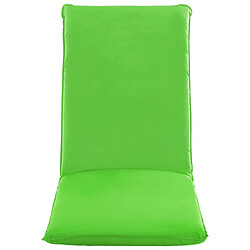 Avis Helloshop26 Transat chaise longue bain de soleil lit de jardin terrasse meuble d'extérieur pliable tissu oxford vert 02_0012892