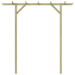 vidaXL Pergola de jardin 205 x 40 x 203 cm Bois