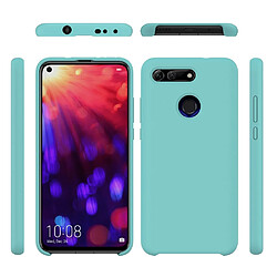 Wewoo Coque Étui de protection en silicone liquide solide Dropproof pour Huawei Honor View 20 bleu