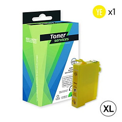 TONER SERVICES Compatible Epson 29XL - Fraise Cartouche Jaune C13T29944010 (T2994)