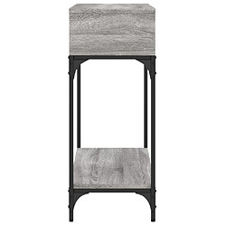 Acheter Maison Chic Table console | Meuble d'entrée | Table d'appoint sonoma gris 100x30,5x75 cm bois d'ingénierie -GKD81810