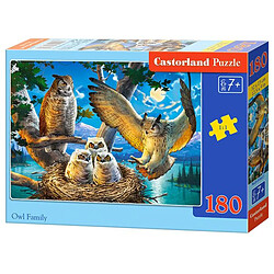 Owl Family, Puzzle 180Teile - Castorland