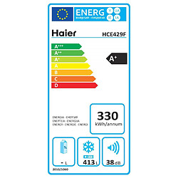 Acheter Congélateurs coffre 438L Froid Statique HAIER 141cm A+, HCE429F