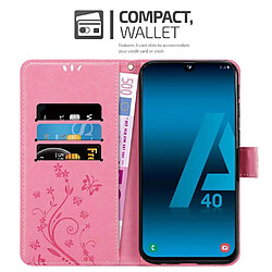 Cadorabo Coque Samsung Galaxy A40 Etui en Rose