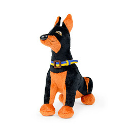 WP Merchandise - Peluche Doberman Zeus avec collier patriotique