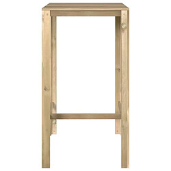 Maison Chic Meubles de bar de jardin 3 pcs,Mobilier d'extérieur Bois de pin imprégné -GKD434528 pas cher