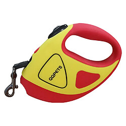 Lampe De Poche Rétractable Automatique à Collier De Marche Rétractable Pour Chien En Laisse De Chien Jaune_16ft