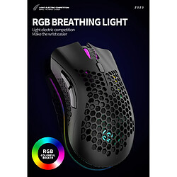 Universal Souris sans fil BM600 2,4 GHz 1600dpi USB rechargeable cellulaire RGB optique Souris à 7 boutons pour ordinateurs portables PC Gaming Office pas cher