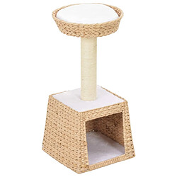 Arbre à chat avec griffoirs,niche pour chat en sisal Herbiers marins -MN44720