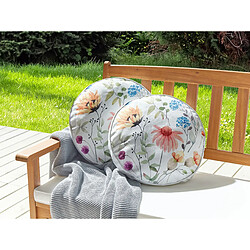 Beliani Lot de 2 coussins MONESI 40 x 40 cm Multicolore