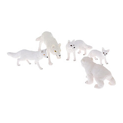 Acheter 5 Pièces Réaliste Polaire Animaux Figure La Faune Animaux Figurines Enfants Jouets Éducatifs Début