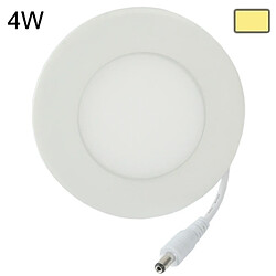 Wewoo Dalle LED Ampoule Lanternes 4W Chaud Blanc, Flux Lumineux: 320lm, Taille: 10.6 x 10.6 x 1.7cm