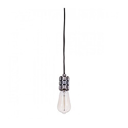 Luminaire Center Douille suspendue moderne Millenia Noir en alu