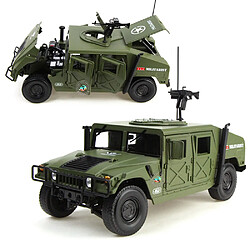 Universal Moulée sous pression 1/18 modèle de voiture jouet pour Hummer tactique véhicule blindé militaire modèle en alliage, 5 portes ouvertes série de jouets Hobby |(Vert)