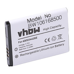 Vhbw Batterie LI-ION compatible pour Samsung SGH-B110, SGH-E390, SGH-J708, SGH-T509 remplace AB503442BE, AB503442BUCSTD