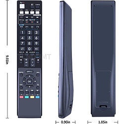 SANAG Telecommande Ga841Wjsa Compatible Avec Sharp Aquos Lcd Tv Lc-32Sh130E Lc-40Le600S Lc-40Lu700E Lc-40Le705S Lc-40Lx812E Lc-46Le822E Lc-46Lx812E Lc-32Lx700Ru Lc-32Lx705E pas cher