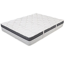 Avis LUXURY LITERIE Matelas 160x200 cm, GoldVisco, 26cm, mousse mémoire de forme, indépendance du couchage, ergonomique, haute adaptabilité, face été/hiver