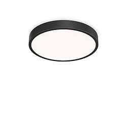 Ideal Lux Semi Plafonnier LED Intégré Noir 6850Lm 3000-4000K IP44