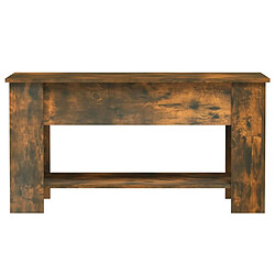 Acheter Maison Chic Table basse,Table Console Table d'appoint, Table pour salon Chêne fumé 101x49x52 cm Bois d'ingénierie -MN82243