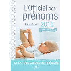 L'officiel des prénoms 2016 : plus de 12.000 prénoms