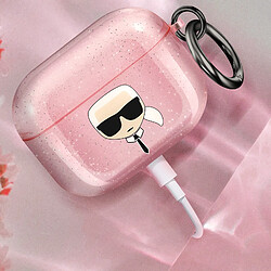 Acheter Karl Lagerfeld Coque pour AirPods Pro Antichoc Glitter Rose