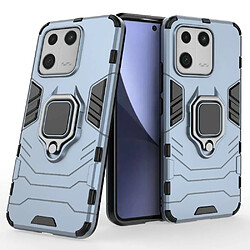 Htdmobiles Coque pour Xiaomi 13 5G - housse etui rigide anti choc + verre trempe - BLEU FONCE