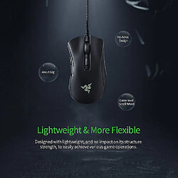 Avis Universal Deathadder v2 mini souris de jeu filaire 8500dpi capteur optique chroma rgb souris 6 boutons programmables