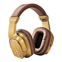 Wewoo Casque sans fil OneDer S2 Bluetooth version 5.0 monté sur la têtecasqueavec micromains librescarte TFclé USBAUXFonction FM Marron