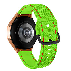 Avizar Bracelet pour Galaxy Watch 5 / 5 Pro / 4 Silicone Coutures Bicolore vert