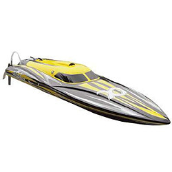 Amewi SpeedBoat ALPHA 1060mm 4-6S Jaune Flame Scheme