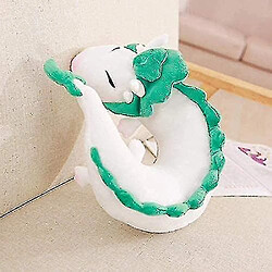 Universal Doux blanc dragon dessin animé cou oreiller peluche coussin pas cher