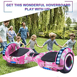 YOMME MOBILITÉ Hoverboard 6.5" Rose Camouflage pas cher