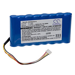 vhbw Batterie compatible avec Chauvin Arnoux CA 6543 outil de mesure (3600mAh, 9,6V, NiMH)