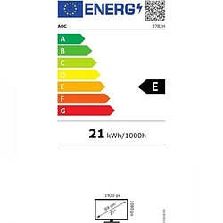 Acheter Ecran Ordinateur - Moniteur PC - AOC 27B2H/EU - 27 FHD 75Hz - Dalle IPS - 4ms - VGA / HDMI