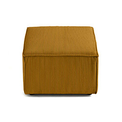 Lisa Design Arty - pouf d'appoint - en velours côtelé