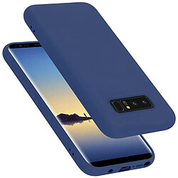 Cadorabo Coque Samsung Galaxy NOTE 8 Etui en Bleu