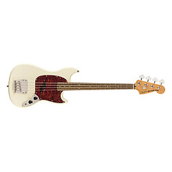 Classic Vibe 60s Mustang Bass Laurel Olympic White Squier by FENDER