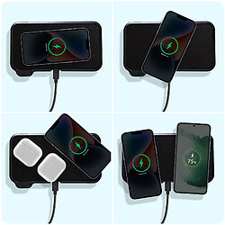 Chargeur Sans Fil Qi 30W 16 Bobines avec Port USB Zens Liberty Dual Tissu pas cher