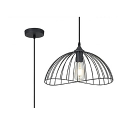 Luminaire Center Suspension 1 ampoule Graphite