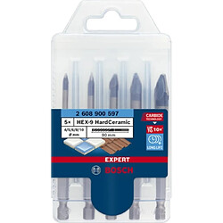 Avis Coffret de 5 forets Hard Ceramic HEX9 Expert mixtes Bosch Expert