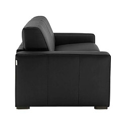 Acheter Inside 75 Canapé convertible EXPRESS 120cm DREAMER CUIR VACHETTE noir,. matelas 16 cm