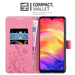 Cadorabo Coque Xiaomi RedMi NOTE 7 Etui en Rose