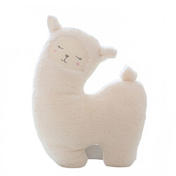 Universal Poupée de couple mignonne d'alpaga de 43 cm en peluche animal mouton chaud coussin coussin couverture enfant/bébé anniversaire cadeau de Noël | oreiller de luxe