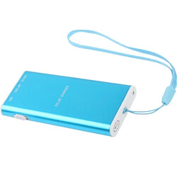 Wewoo Chargeur solaire pour téléphone portable, appareil photo numérique, PDA, lecteur MP3 / MP4 Baby Bleu 1350mAh