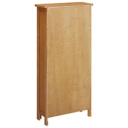 Acheter vidaXL Armoire de rangement 50x22x110 cm Bois de chêne massif